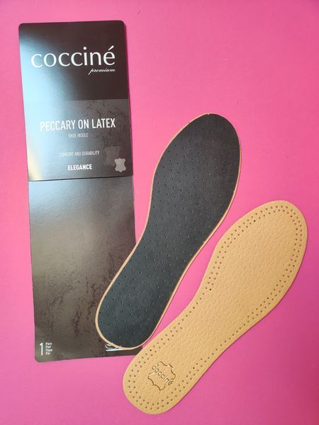 Шкіряні устілки Coccine Peccary on Latex 665/55 антибактеріальні фото