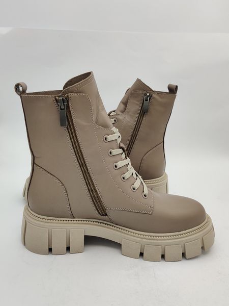 Жіночі черевики Monroe 1020643 шкіряні візон фото