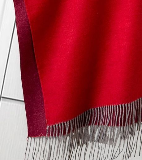 Жіночий шарф Fashion Ромб червоний/бордо 60x204 см фото