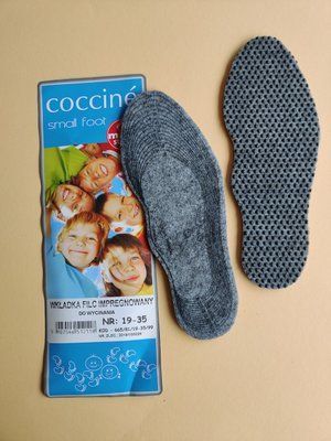 Дитячі фетрові устілки Coccine Impregnated Felt Mala Stopa 665/81/19&ndash;35/99 фото