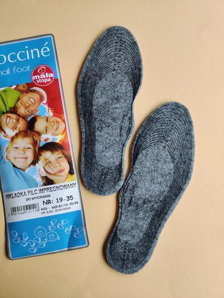 Дитячі фетрові устілки Coccine Impregnated Felt Mala Stopa 665/81/19&ndash;35/99 фото