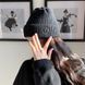 Шапка жіноча осінньо-зимова в корейському стилі Fashion жовта 55-60 фото 8