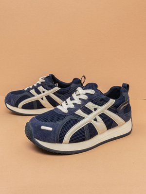 Жіночі кросівки Fashion&nbsp;995 сині натуральна замша фото