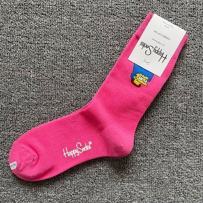 Шкарпетки жіночі Happy Socks рожеві Мардж демісезонні фото