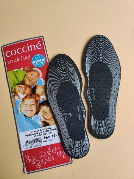 Дитячі антибактеріальні устілки Coccine Antiperspirant Perforated Mala Stopa 665/17/19&ndash;35/99 фото