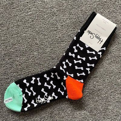 Шкарпетки жіночі Happy Socks чорні Кісточки демісезонні фото
