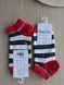 Шкарпетки короткі жіночі Happy Socks чорно-білі Смужка демісезонні фото 2
