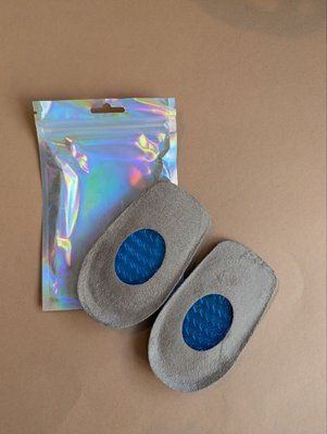 Підп'яточник для взуття Viks Velour+Gel велюровий сірий S фото