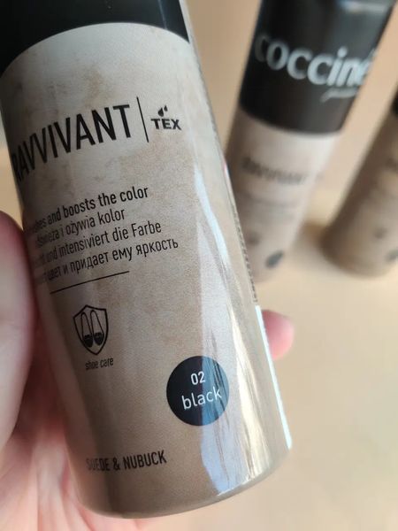 Аерозоль-фарба для взуття з замші, нубука Coccine Ravivvant spray 250 мл фото