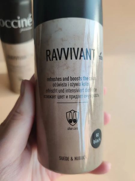 Аерозоль-фарба для взуття з замші, нубука Coccine Ravivvant spray 250 мл фото