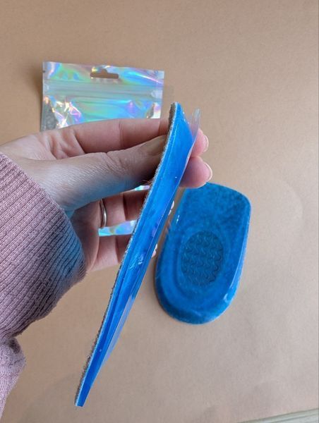 Підп'яточник для взуття Viks Velour+Gel велюровий сірий S фото