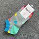 Шкарпетки короткі жіночі Happy Socks сірі Сердечка демісезонні фото 1
