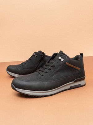 Чоловічі зимові черевики Rieker 16125/00 чорні натуральна шкіра фото