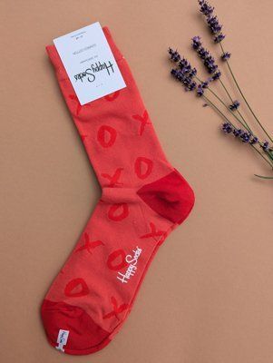 Шкарпетки чоловічі Happy Socks червоні ХО демісезонні фото