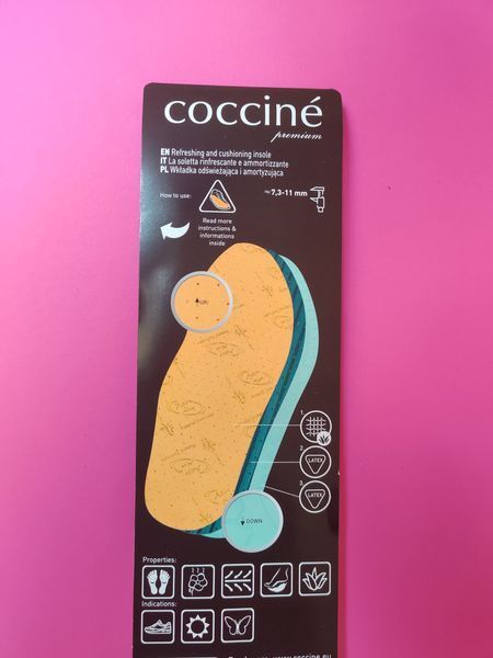 Парфумовані устілки з алое Coccine Daily 665/71 антибактеріальні фото