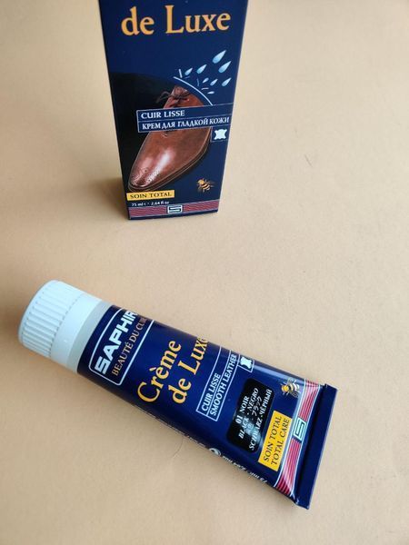 Крем для взуття Saphir Creme De Luxe 75 мл фото