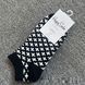Шкарпетки короткі жіночі Happy Socks чорні Хрестики демісезонні фото 1
