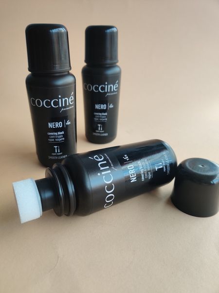 Чорна крем-паста для взуття Coccine Nero 75g мл фото