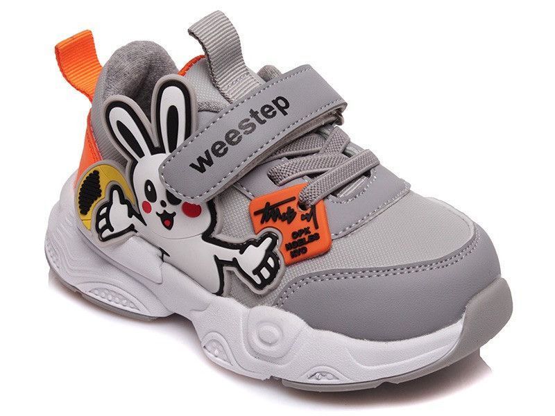 Кросівки для хлопчика Weestep 3060707 світло-сірі демісезонні фото