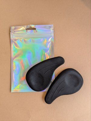 Підп'яточник для корекції кута стопи Viks Velour+Gel Крапля гелевий чорний фото
