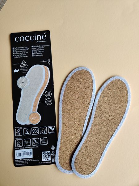 Лляні устілки Coccine Linen&Cork 665/32 фото