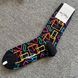 Шкарпетки чоловічі Happy Socks чорні Геометричні фігури демісезонні фото 3