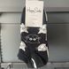 Шкарпетки короткі жіночі Happy Socks чорні Котики демісезонні фото 3