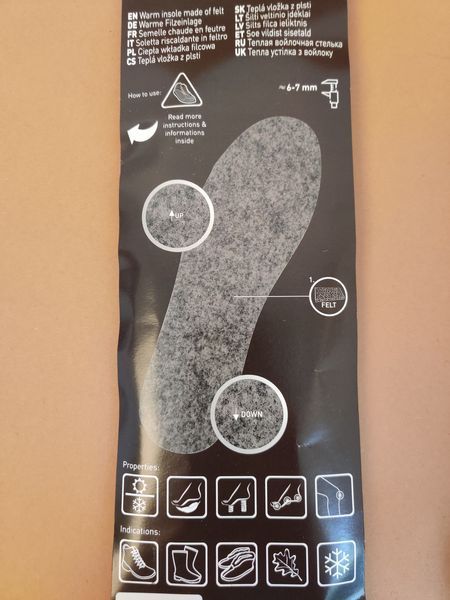 Фетрові устілки Coccine Thick Felt 665/89 фото