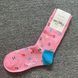 Шкарпетки жіночі Happy Socks рожеві Пальми демісезонні фото 4