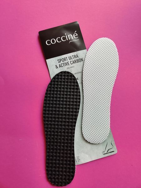 Спортивні устілки з активованим вугіллям Coccine 665/74 Sport Ultra Active Carbon антибактеріальні фото