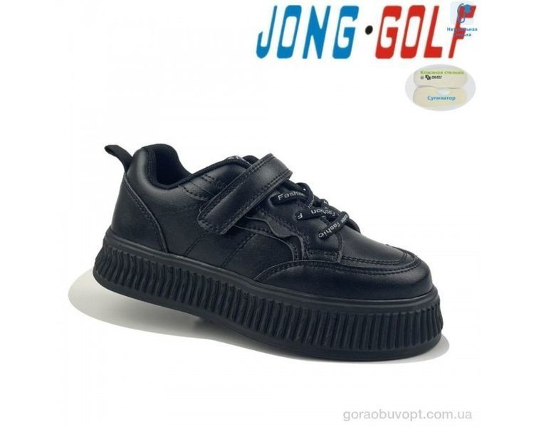 Кросівки для дівчинки Jong Golf 3120806 чорні демісезонні фото