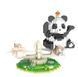 Конструктор з мікроблоків Panda 66552 панда на каруселі 1000 блоків фото 1