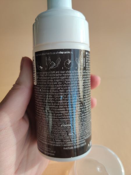 Піна-очисник для шкіри Coccine Leather cleaner 100 мл фото