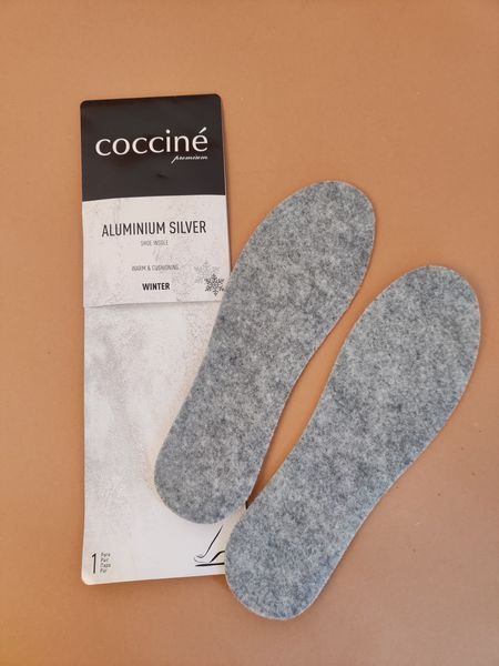 Фетрові устілки Coccine Aluminium Silver 665/46 фото