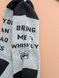 Шкарпетки чоловічі Happy Socks сірі Віскі демісезонні фото 4