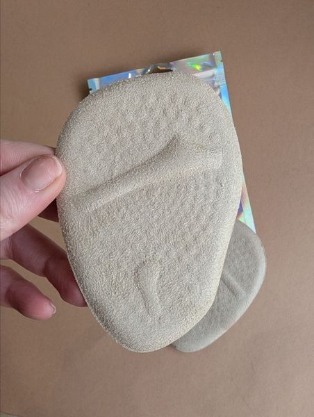 Утримувач стопи для взуття Viks Anatomic Velour+Gel Stopper гелевий бежевий фото