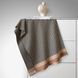 Жіночий шарф Fashion Діагональ чорний/бежевий 65x190 см фото 3