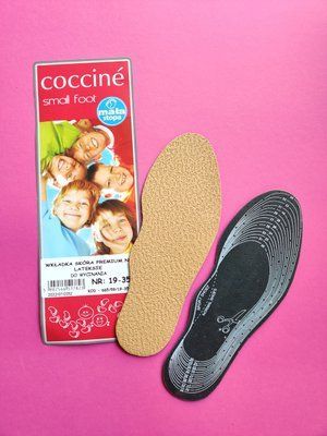 Дитячі шкіряні устілки під вирізання Coccine Mala Stopa 665/59/19-35/99 антибактеріальні фото