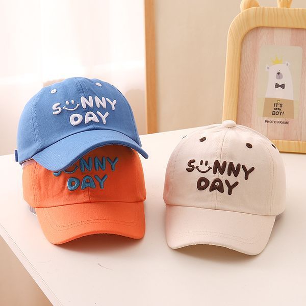 Дитяча бейсболка демісезонна Sunny Day помаранчева 50-52 фото