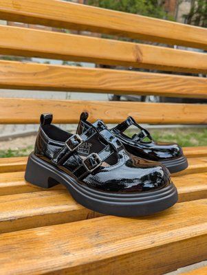 Туфлі для дівчинки Jong Golf C11671-30 чорні лаковані 30-37 фото