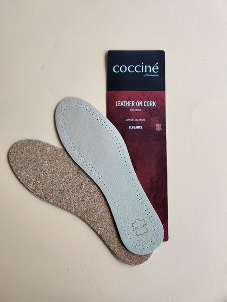 Шкіряні устілки Coccine Leather on Cork 665/53 фото