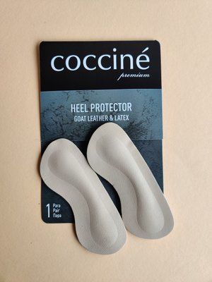Шкіряний п&rsquo;яткоутримувач Coccine 665/90 Heel Protector Goat leather&latex бежевий фото