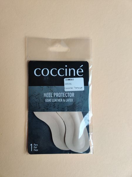 Шкіряний п&rsquo;яткоутримувач Coccine 665/90 Heel Protector Goat leather&latex бежевий фото