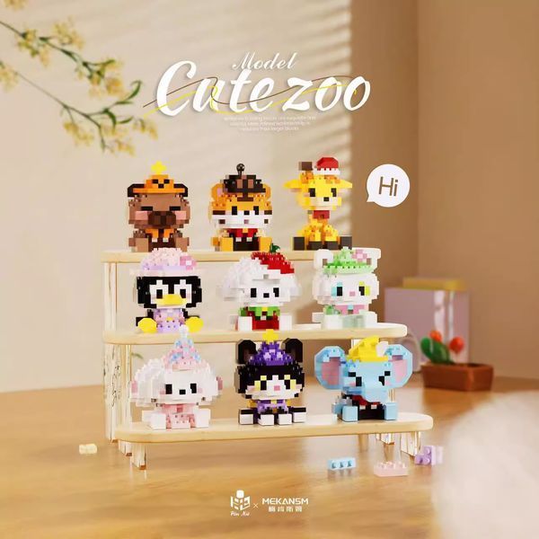 Конструктор з мікроблоків Cute Zoo K280 Бішон 189 блоків фото