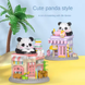 Конструктор з мікроблоків Panda W1123 Книжкова крамниця 872 блоки фото 3