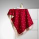 Жіночий зимовий шарф Fashion Серце червоний/бежевий 65x185 см фото 2