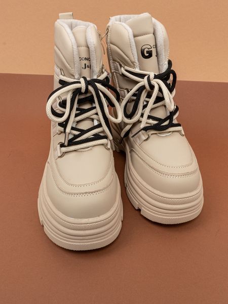 Зимові черевики для дівчинки Jong Golf C40460-6 молочні 32-37 фото