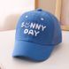 Дитяча літня бейсболка Sunny Day синя з сіткою 50-52 фото 1