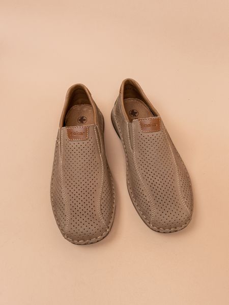 Чоловічі туфлі Rieker 05272/64 коричневі натуральна шкіра фото