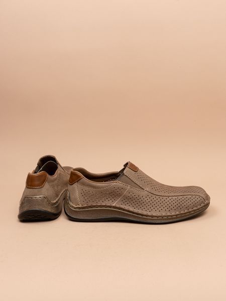 Чоловічі туфлі Rieker 05272/64 коричневі натуральна шкіра фото